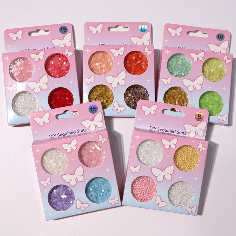 Paillette - Nail Design with Cupid Glitter